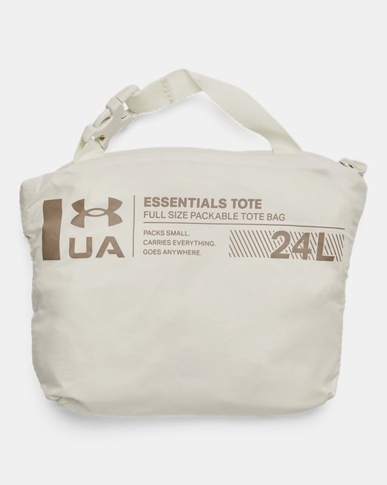 Women's UA Essentials Packable Tote in White image number 3